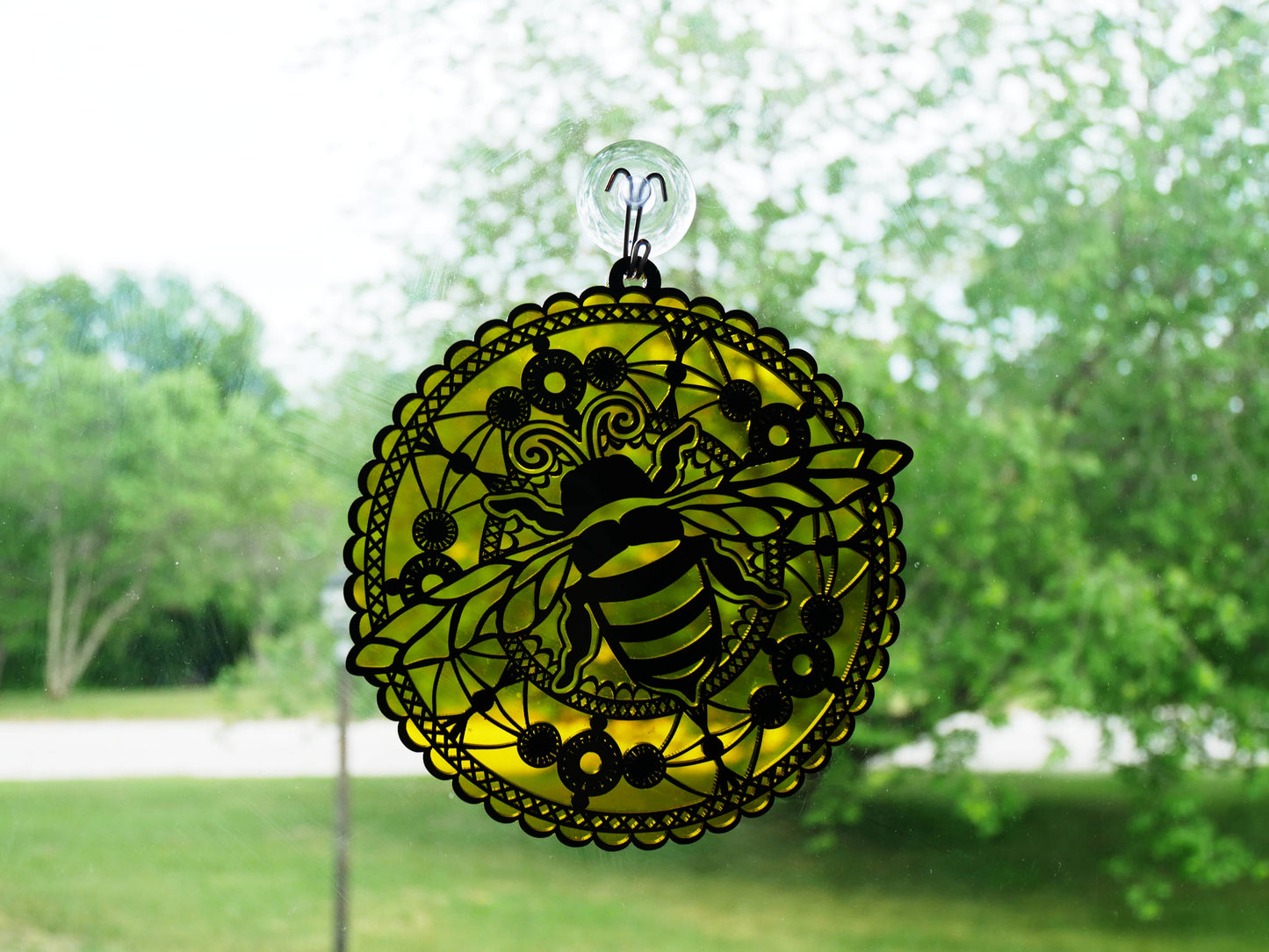 Bumblebee Mandala Suncatcher
