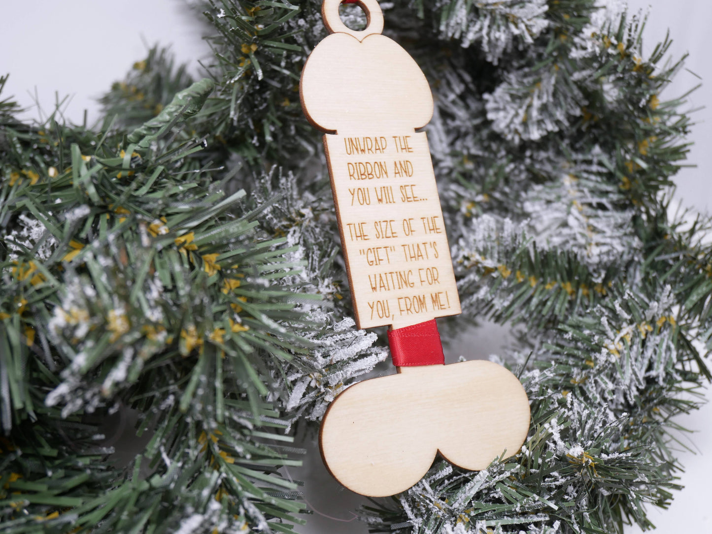 Romantic Girth Poem Ornament