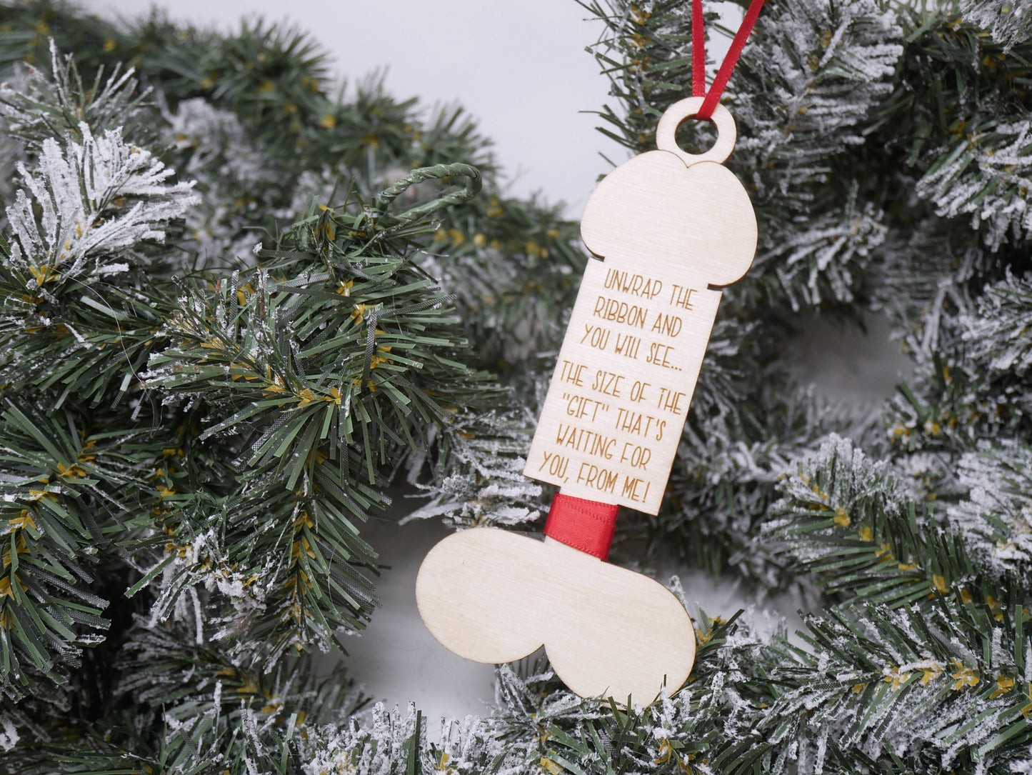 Romantic Girth Poem Ornament