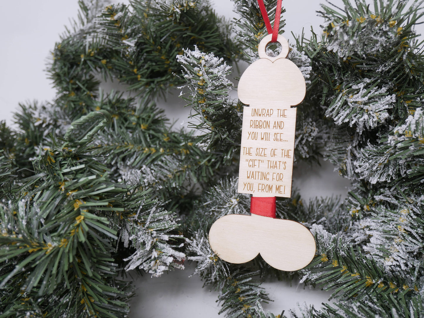 Romantic Girth Poem Ornament