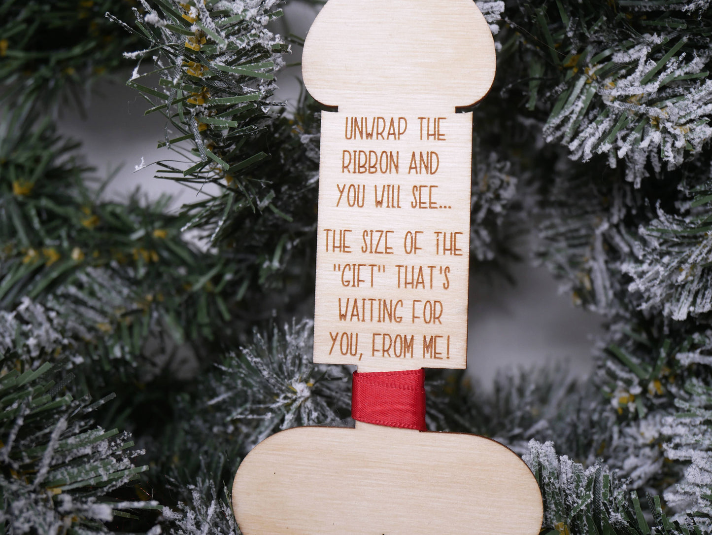 Romantic Girth Poem Ornament