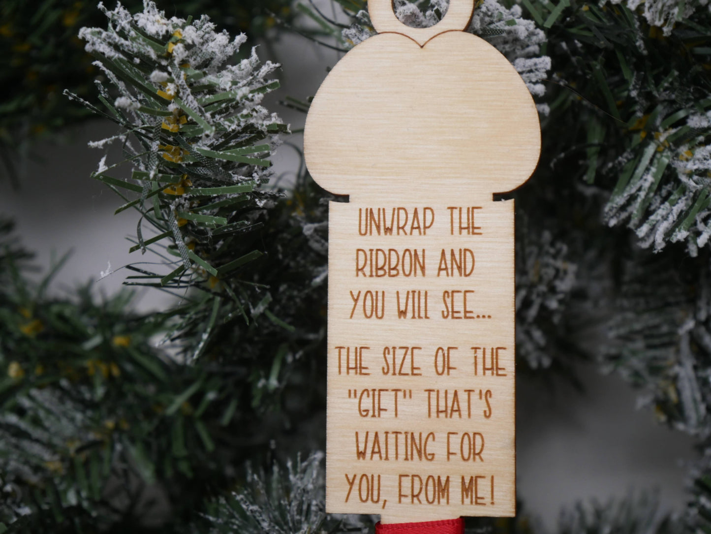 Romantic Girth Poem Ornament