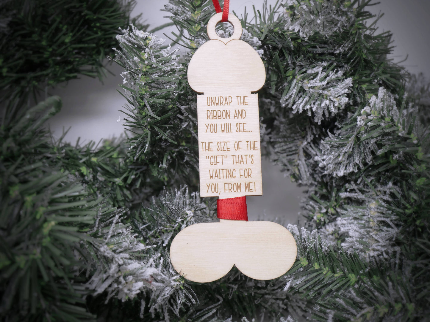 Romantic Girth Poem Ornament