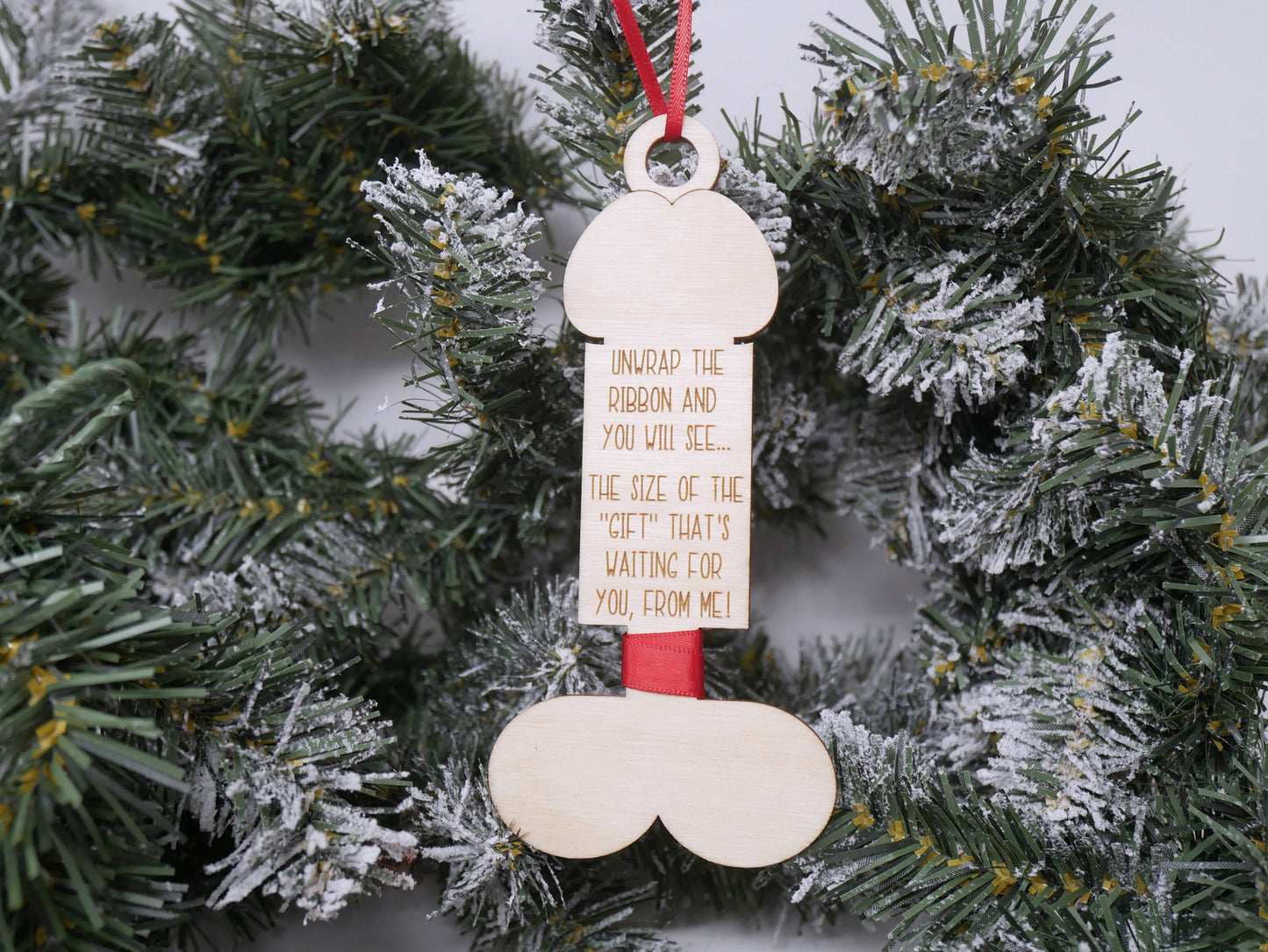 Romantic Girth Poem Ornament