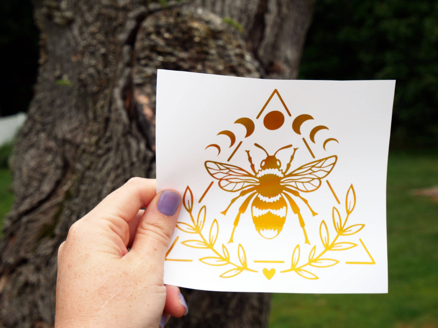 Celestial Bee Sticker Decal