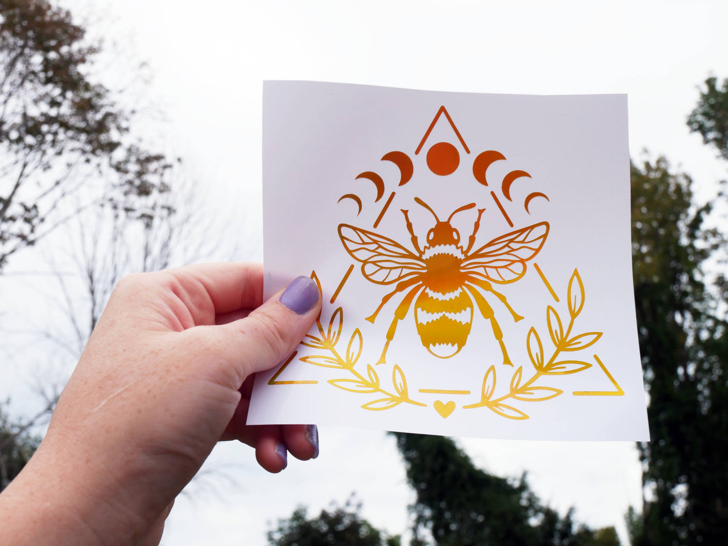 Celestial Bee Sticker Decal