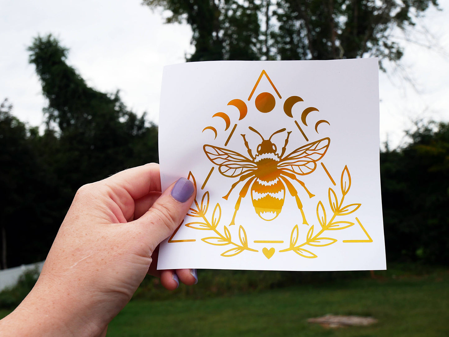 Celestial Bee Sticker Decal