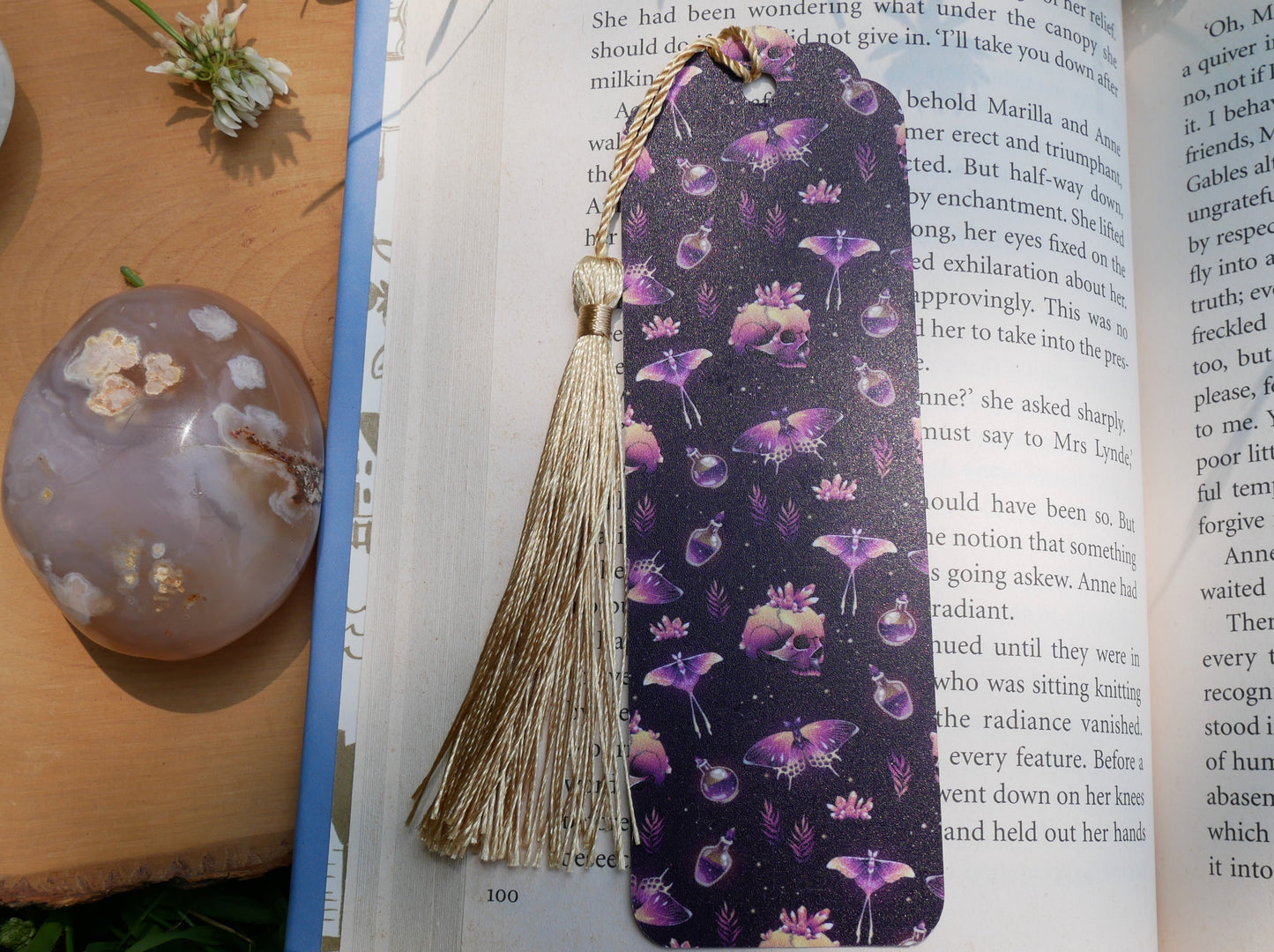 Skulls, Potions & Moths Bookmark