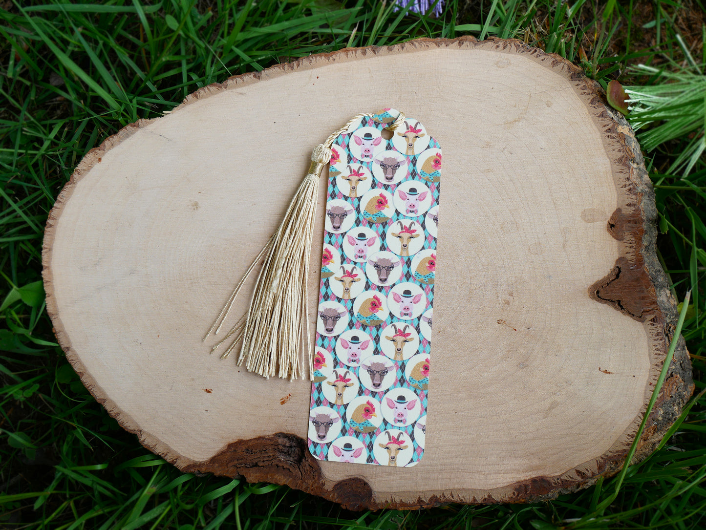 Farm Animals Bookmark