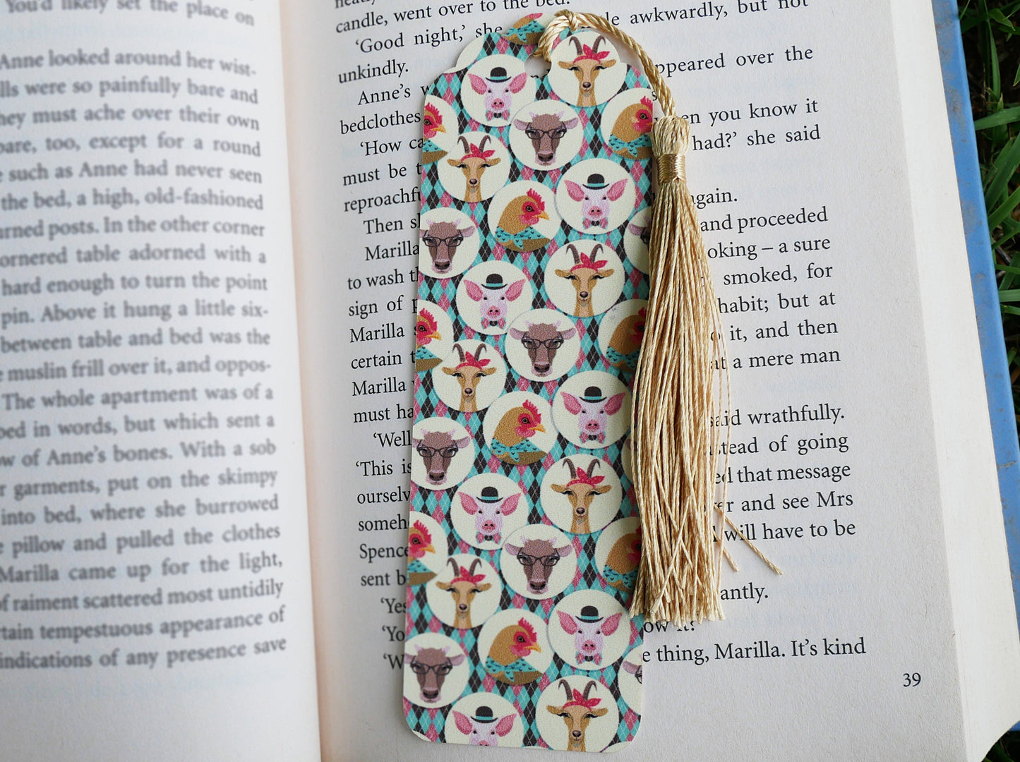 Farm Animals Bookmark