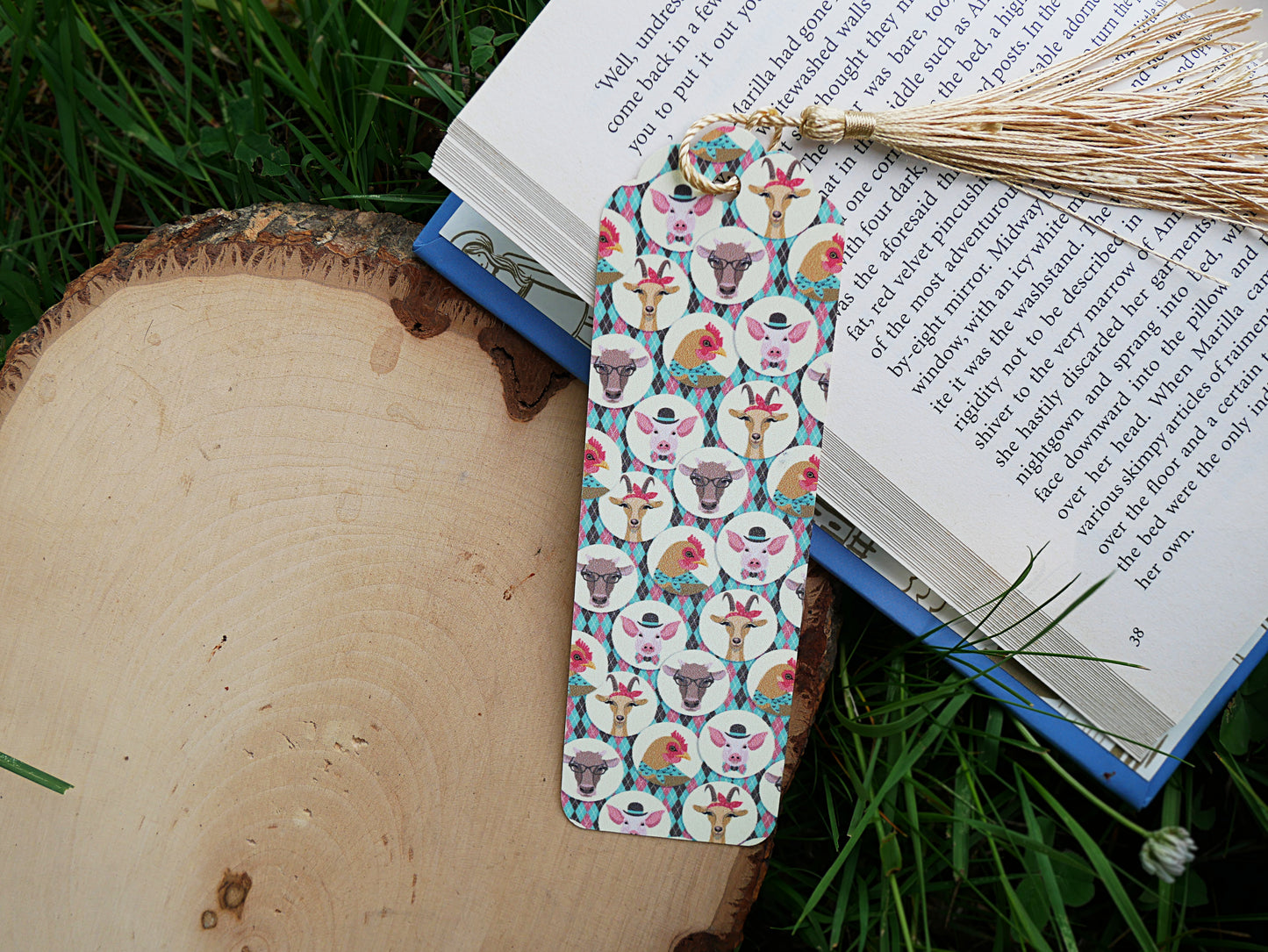 Farm Animals Bookmark