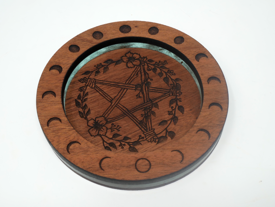 Handmade Wiccan Pentacle Trinket Dish