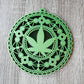 Marijuana Mandala Suncatcher