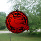 Cardinal Mandala Suncatcher