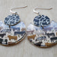 Cows & Bulls Pattern Earrings | Sterling Silver, Stainless Steel, or Clip On