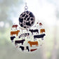 Cows & Bulls Pattern Earrings | Sterling Silver, Stainless Steel, or Clip On