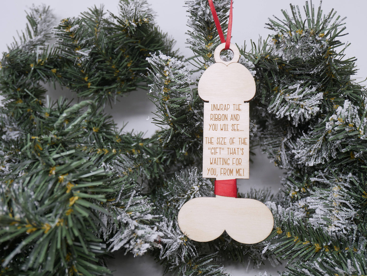 Romantic Girth Poem Ornament