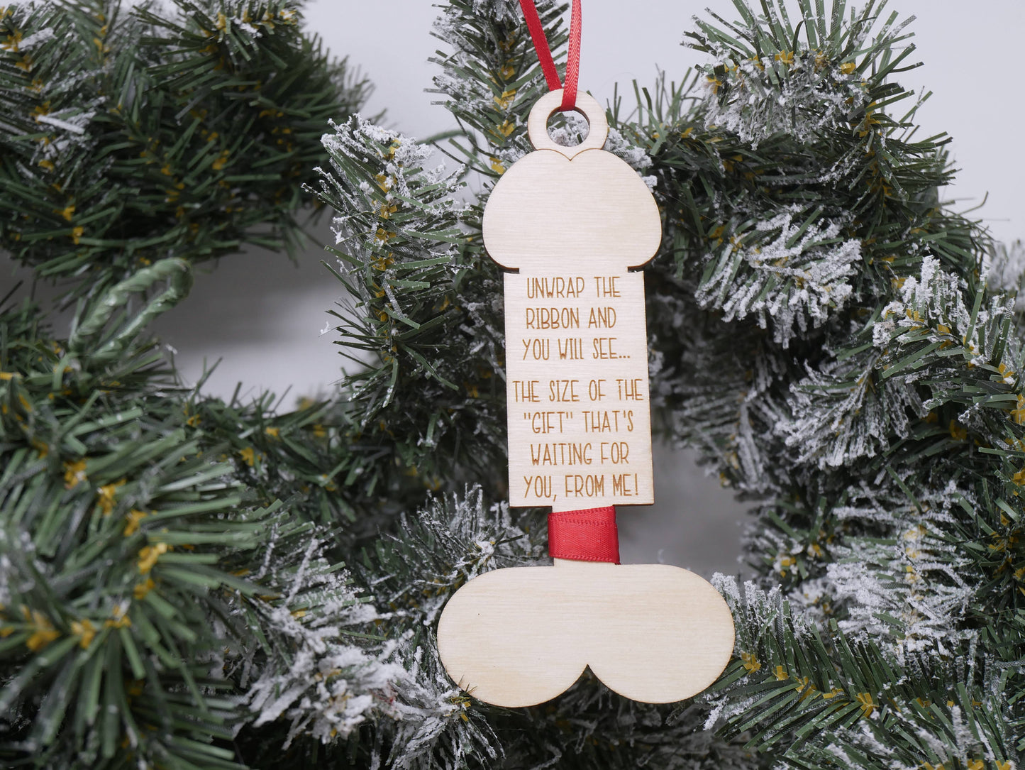 Romantic Girth Poem Ornament