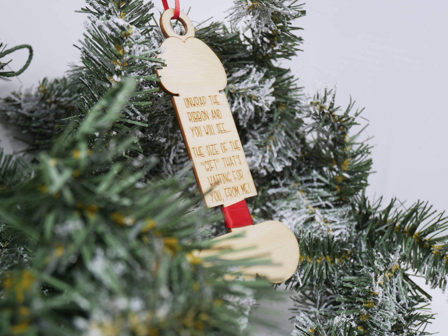 Romantic Girth Poem Ornament