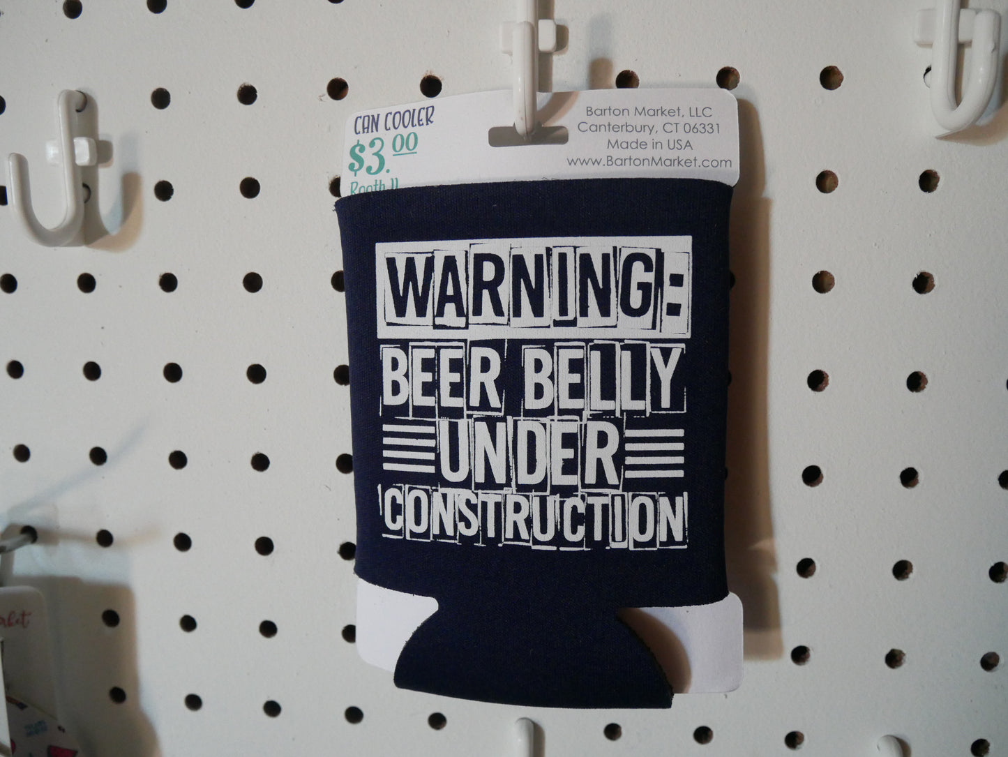 Warning Beer Belly Under Construction | Can Cooler