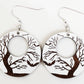 Spooky Halloween Dangle Earrings | Sterling Silver, Stainless Steel, or Clip On