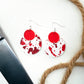 Blood Splatter Pattern Earrings | Sterling Silver, Stainless Steel, or Clip On