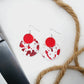 Blood Splatter Pattern Earrings | Sterling Silver, Stainless Steel, or Clip On