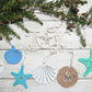 Wooden Beach Theme Ornament Set