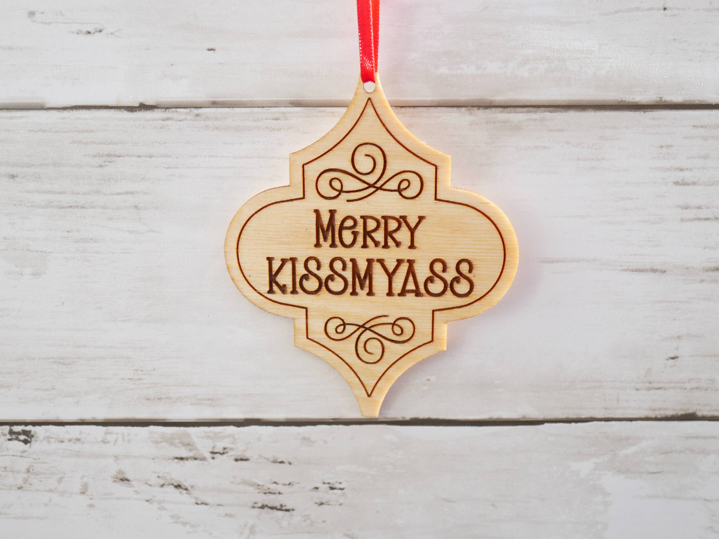 Merry Kissmyass Ornament
