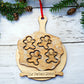 Custom Gingerbread Cookie Family Ornament