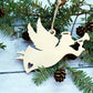 Wooden Angel Christmas Ornament