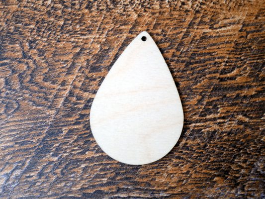 Teardrop Earring Blanks 2.25"